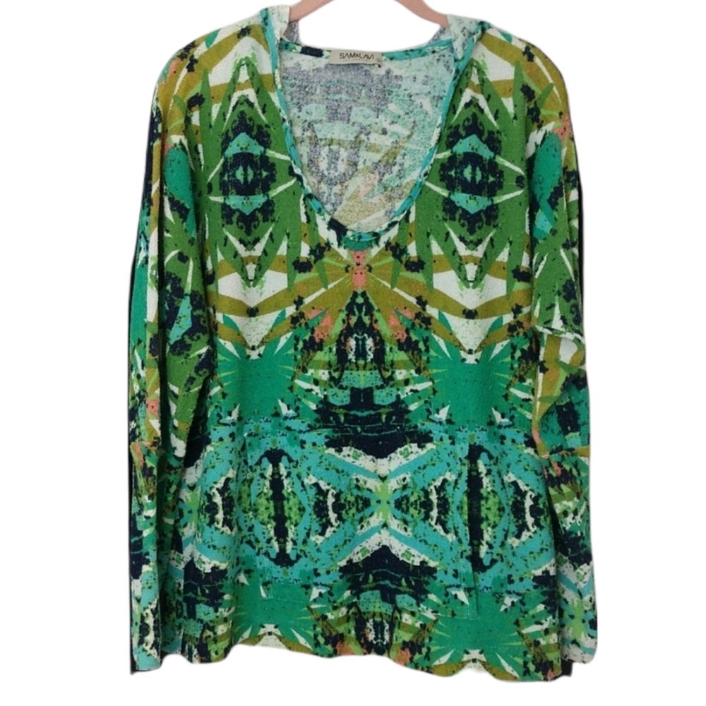 Anthropologie Sam & Lavi Abstract Hoodie sz Medium